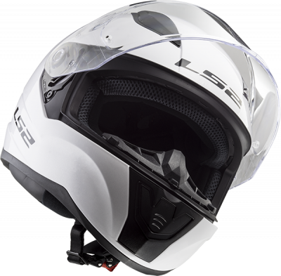 Мотошлем интеграл LS2 FF353 Rapid Solid белый 