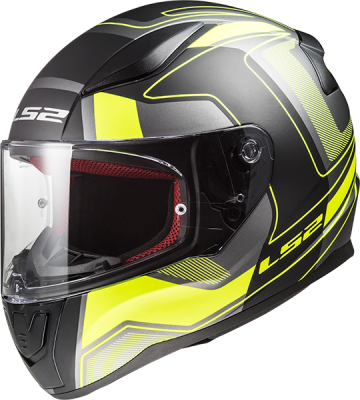 Мотошлем интеграл LS2 FF353 Rapid Carrera черно-желтый