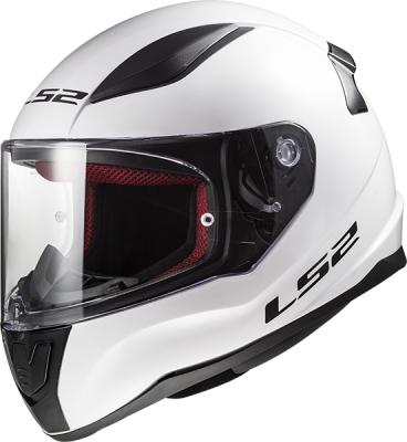 Мотошлем интеграл LS2 FF353 Rapid Solid белый 