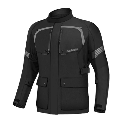 Мотокуртка туристическая LYSCHY LY502 черная