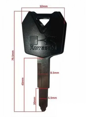 Заготовка ключа на мотоцикл Kawasaki