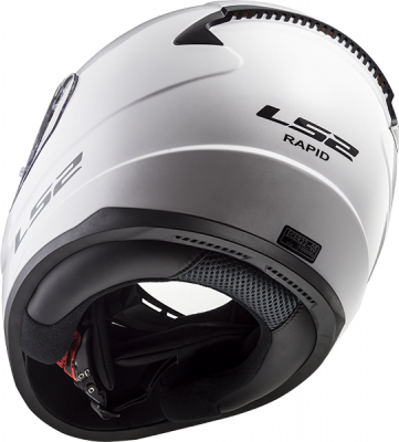 Мотошлем интеграл LS2 FF353 Rapid Solid белый 