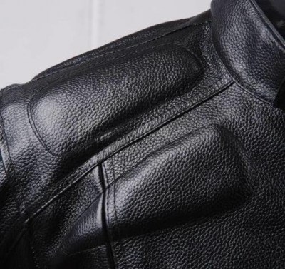 Мотокуртка кожаная Alpinestars черная
