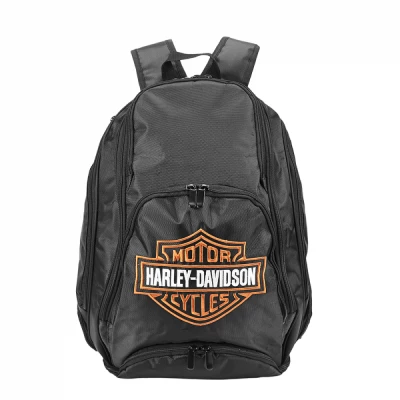 Рюкзак Harley Davidson для мотоцикла черно-оранжевый